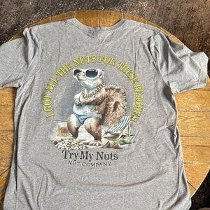 Gildan Gray Squirrel Beach Tee